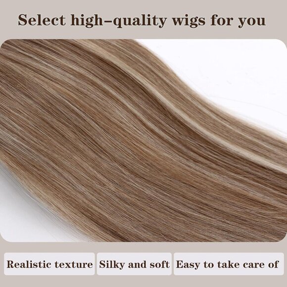 Ponytail Extensions 28" Long Straight Ponytail Extension Synthetic Pony Tails Ha - Picture 2 of 7